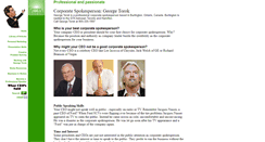Desktop Screenshot of corporate-spokesperson.torok.com